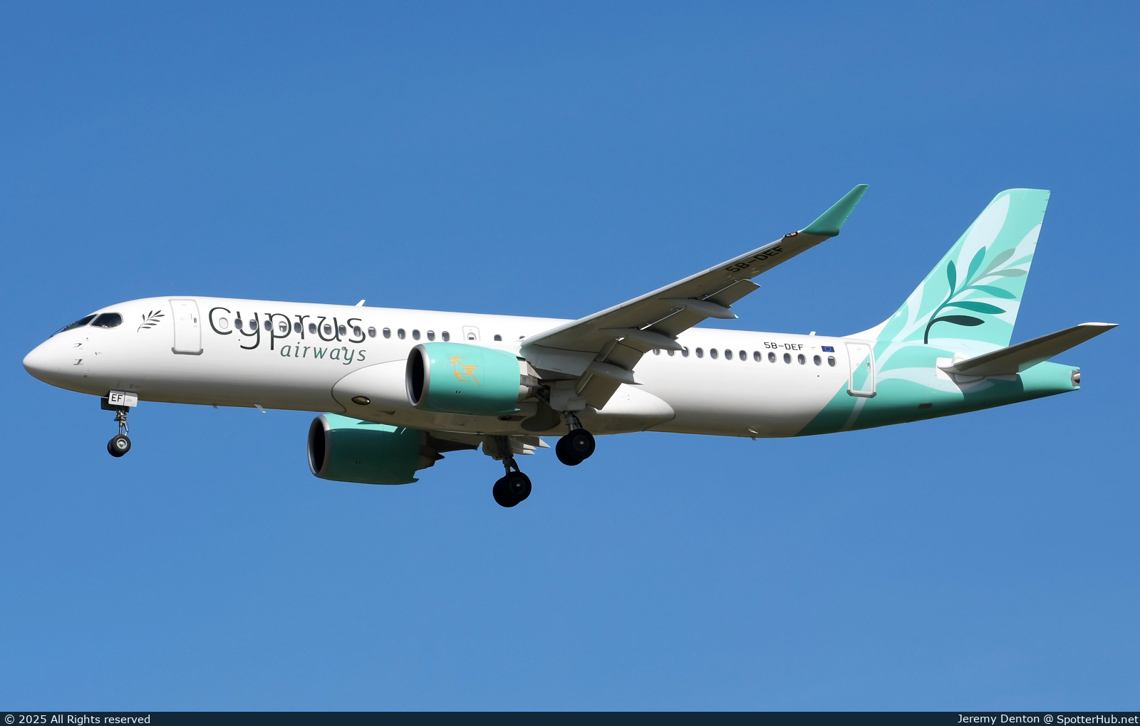 Photo of 5B-DEF - Airbus A220-300 operated by Cyprus Airways [2016]