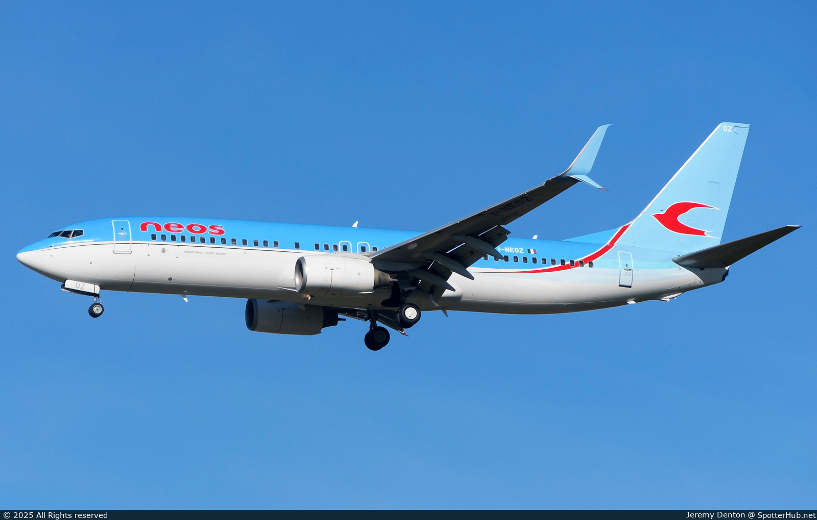 Photo of I-NEOZ - Boeing 737-86N operated by Neos