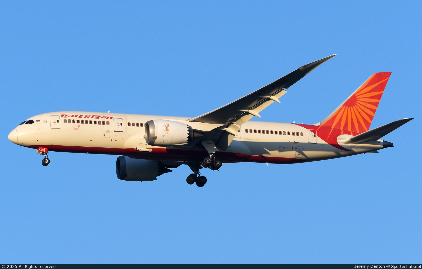Photo of VT-ANH - Boeing 787-8 Dreamliner operated by Air India