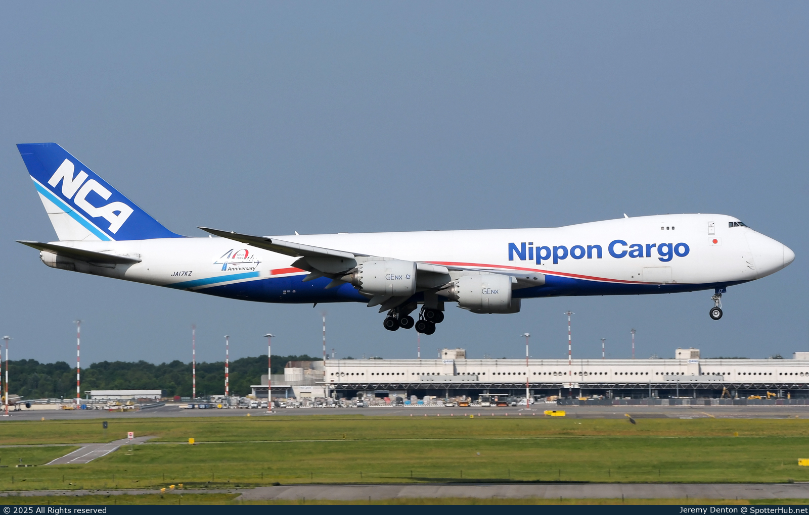 Photo of JA17KZ - Boeing 747-8KZF operated by Nippon Cargo Airlines