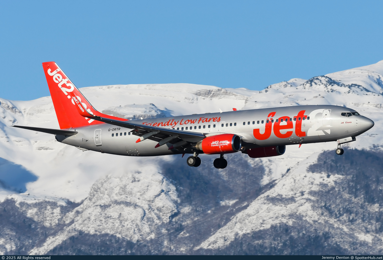 Photo of G-DRTR - Boeing 737-86N operated by Jet2