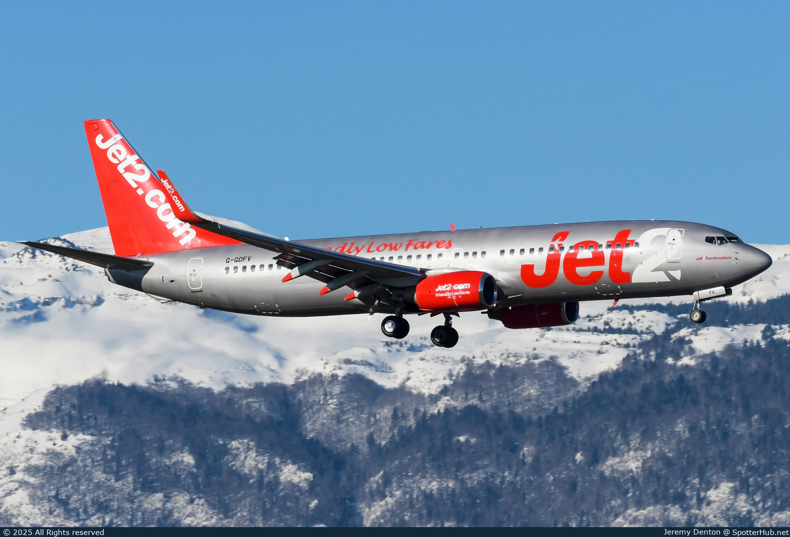 Photo of G-GDFV - Boeing 737-85F operated by Jet2