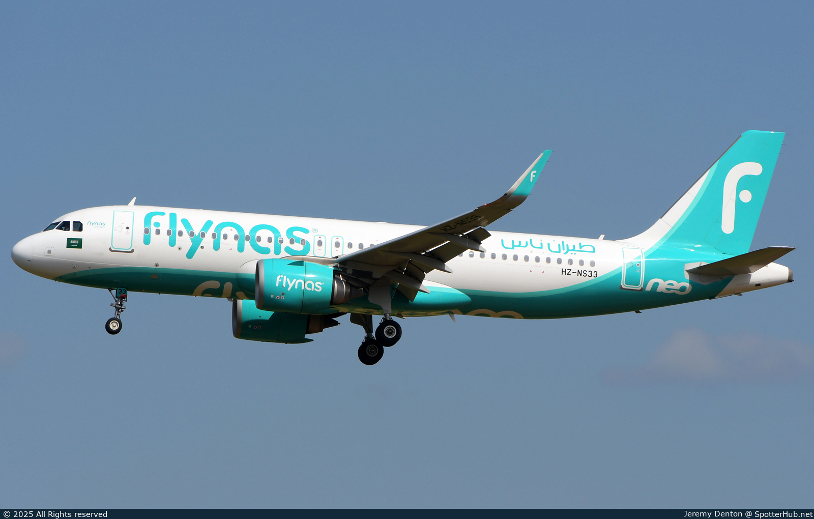 Photo of HZ-NS33 - Airbus A320-251N operated by Flynas