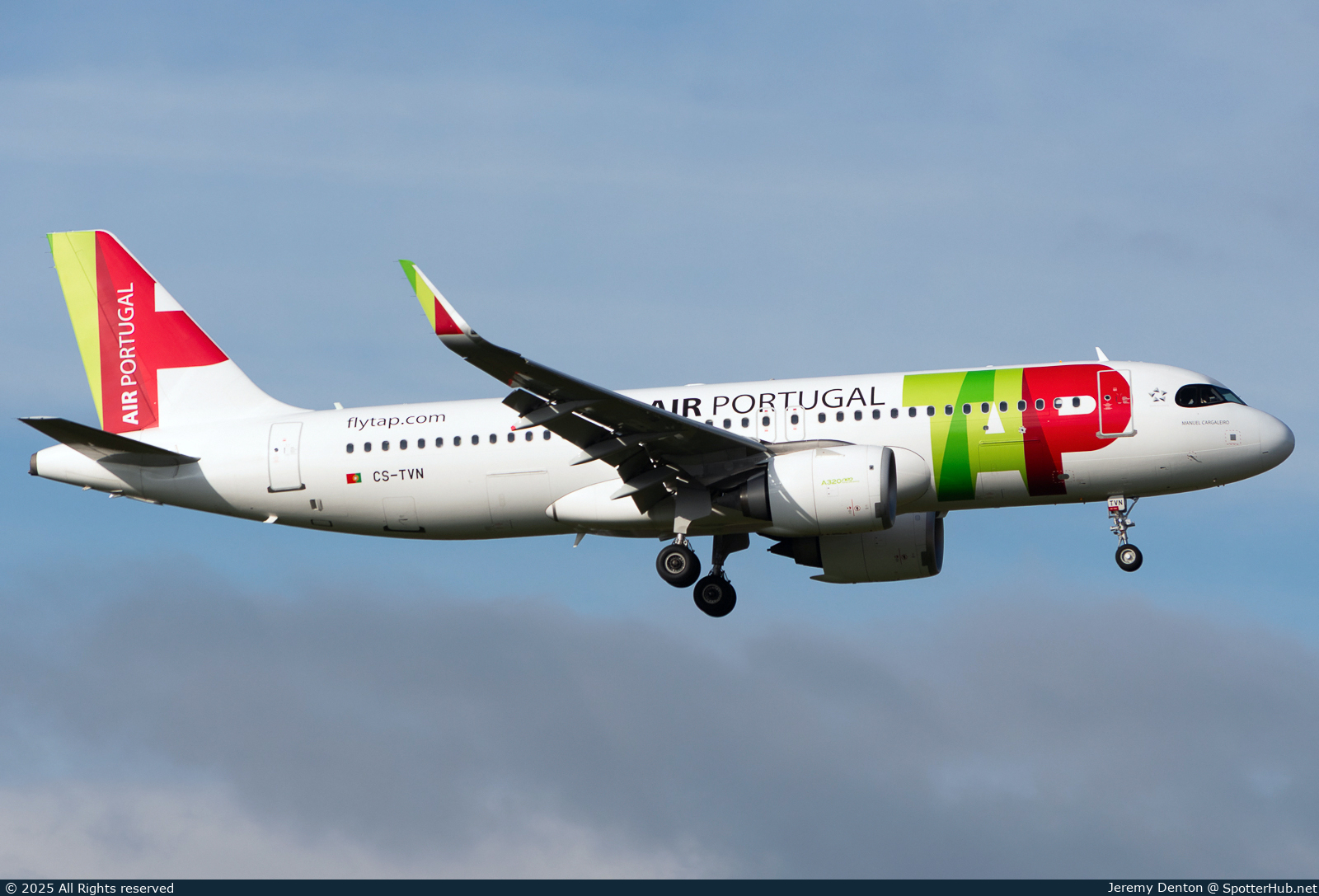 Photo of CS-TVN - Airbus A320-251N operated by TAP Air Portugal