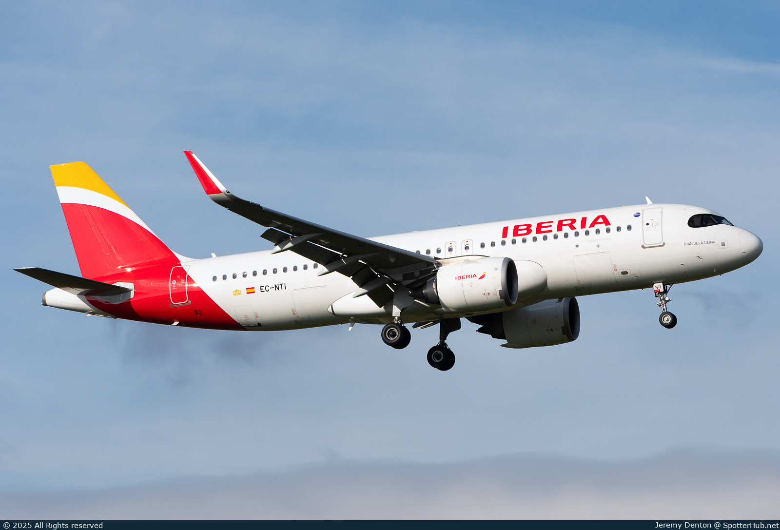 Photo of EC-NTI - Airbus A320-251N operated by Iberia