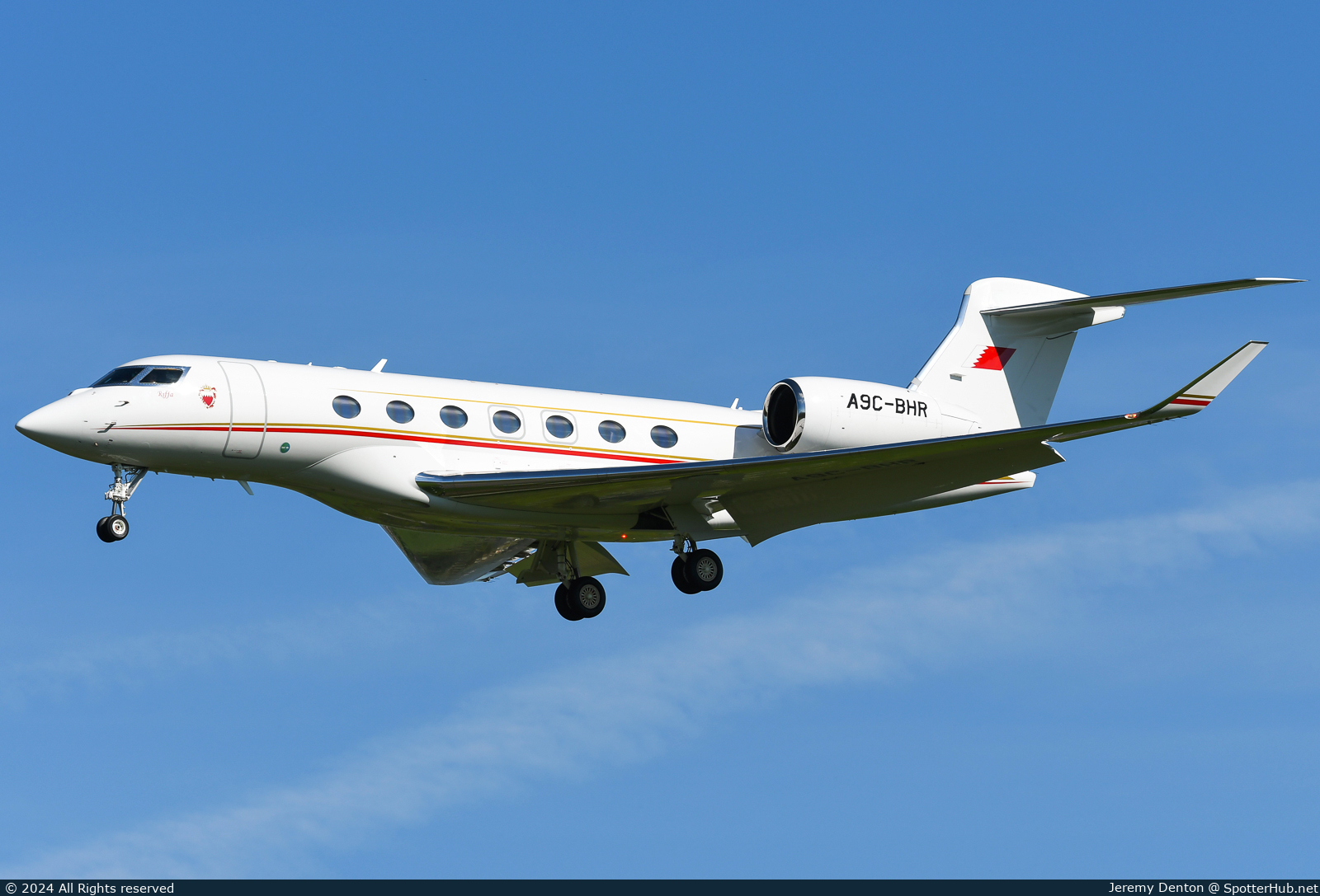 Photo of A9C-BHR - Gulfstream G600 operated by Bahrain Royal Flight