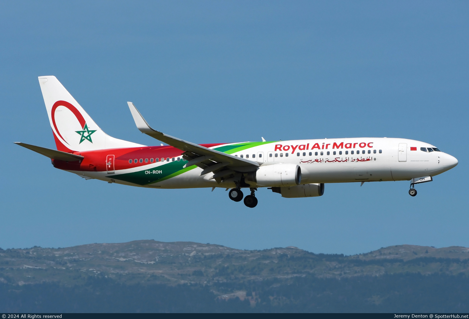 Photo of CN-ROH - Boeing 737-85P operated by Royal Air Maroc