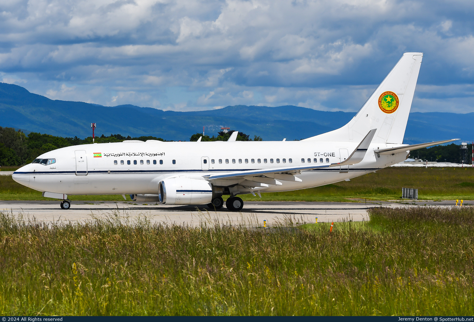 Photo of 5T-ONE - Boeing 737-7BQ(BBJ) operated by Government of Mauritania