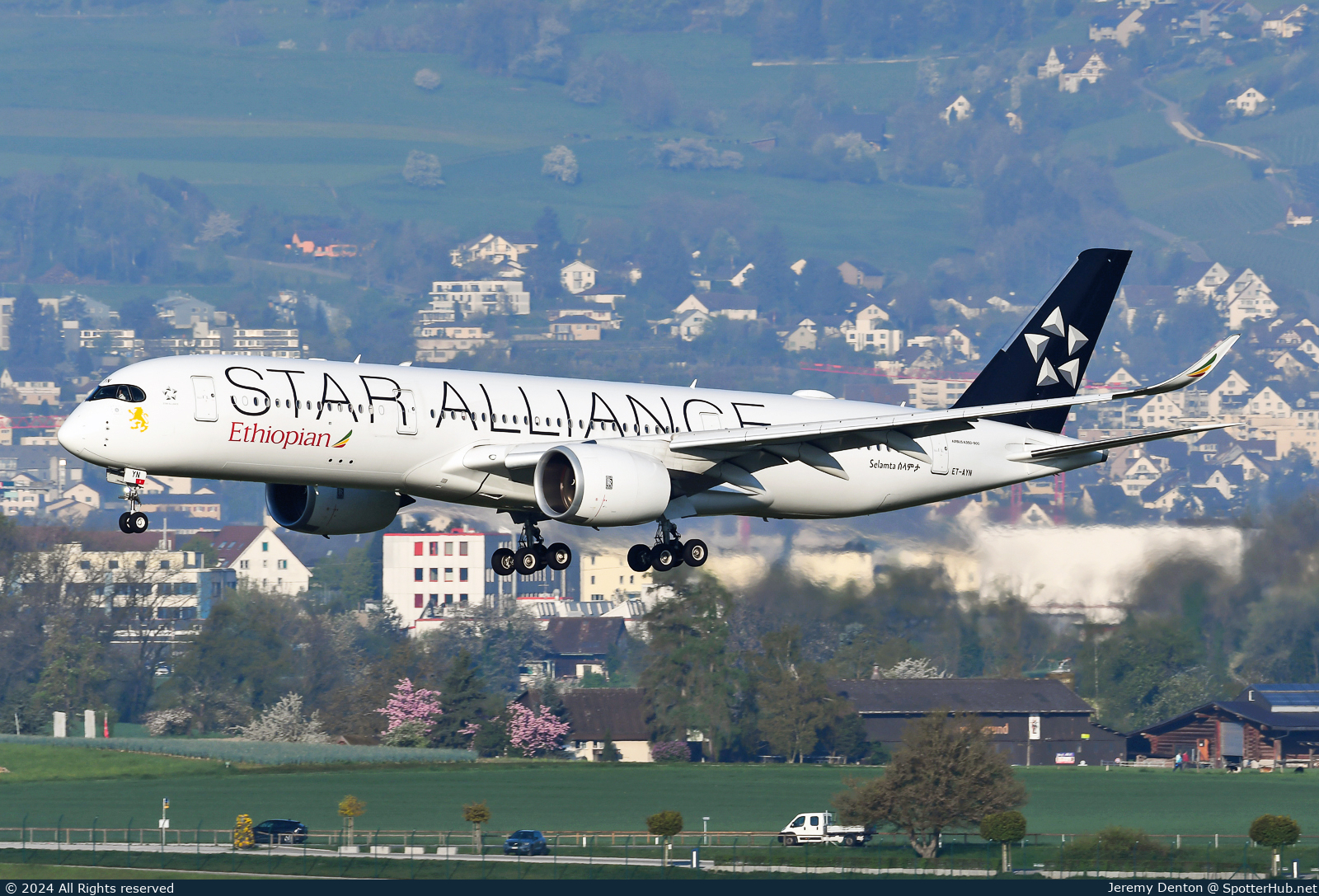 Photo of ET-AYN - Airbus A350-941 operated by Ethiopian Airlines