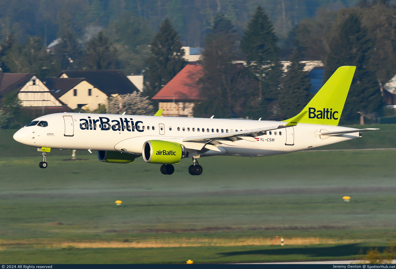 Photo of YL-CSM - Airbus A220-300 operated by airBaltic