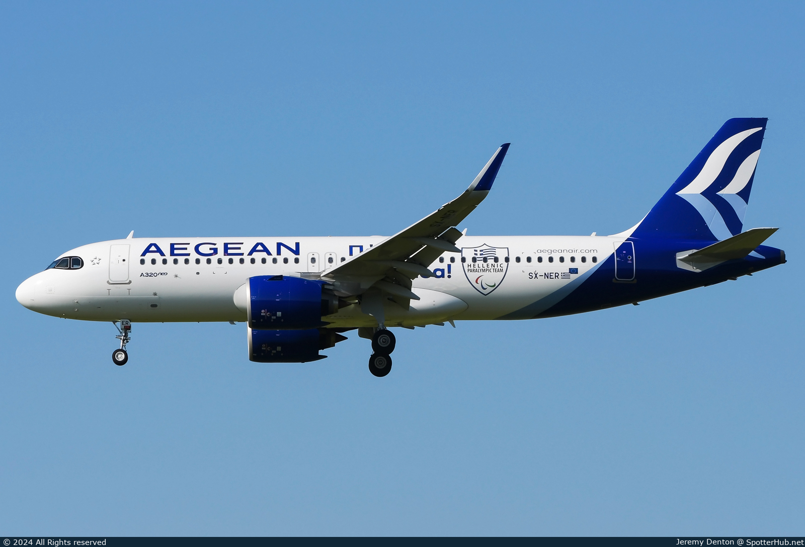 Photo of SX-NER - Airbus A320-271N operated by Aegean Airlines