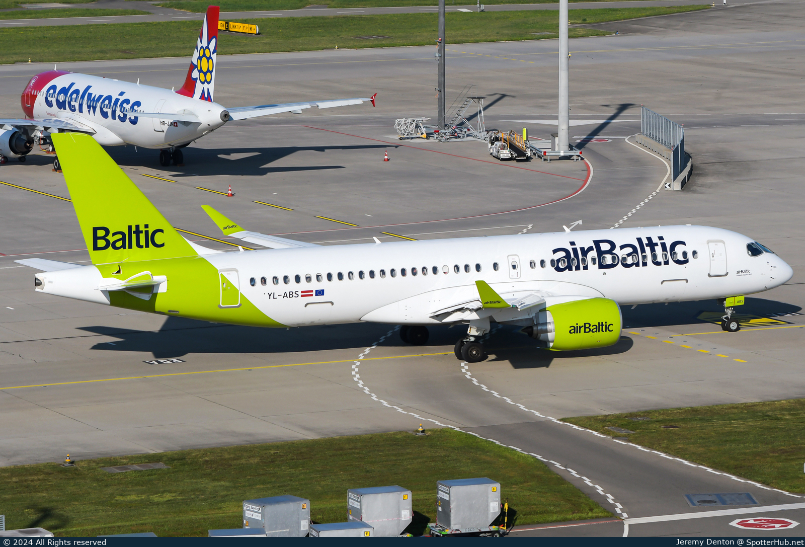 Photo of YL-ABS - Airbus A220-300 operated by airBaltic