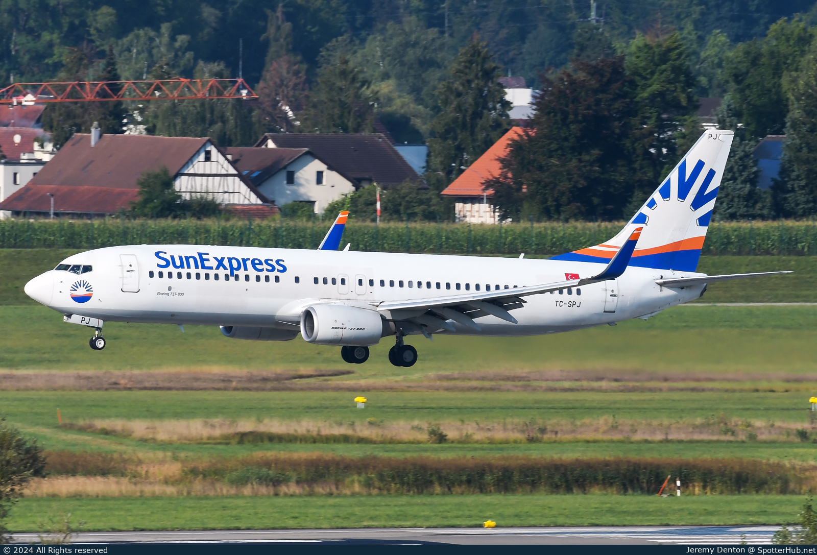 Photo of TC-SPJ - Boeing 737-82R operated by SunExpress