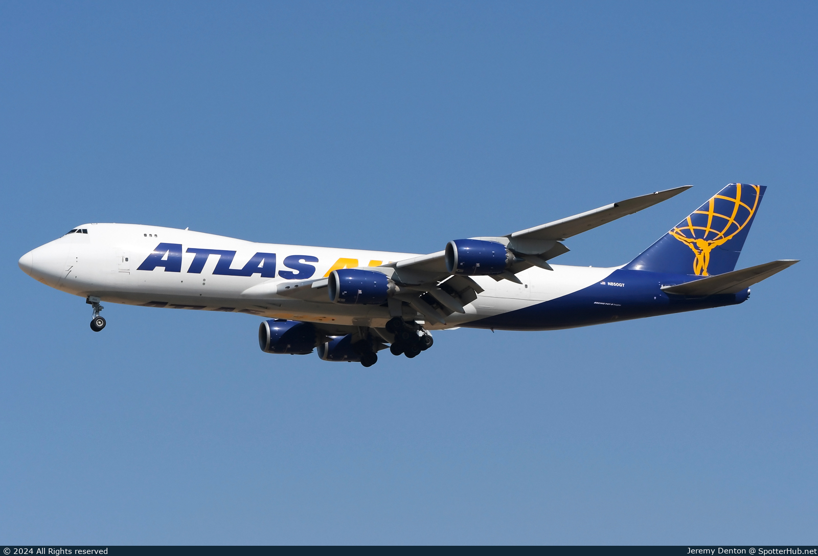 Photo of N850GT - Boeing 747-87UF operated by Atlas Air