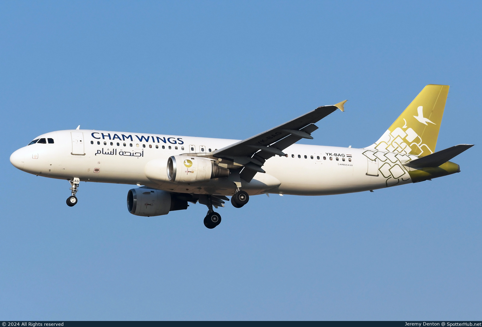 Photo of YK-BAG - Airbus A320-211 operated by Cham Wings Airlines