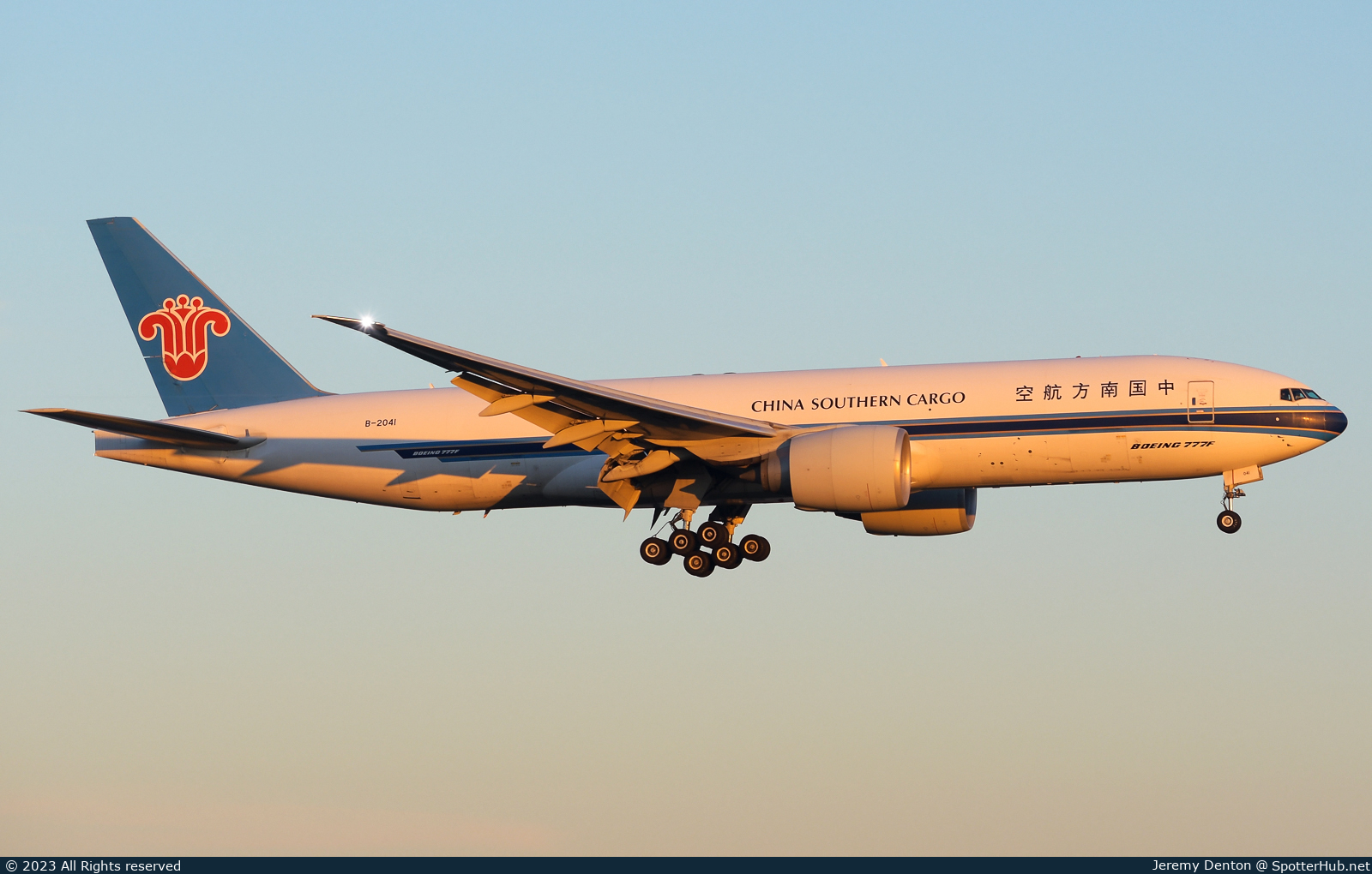 Photo of B-2041 - Boeing 777-F1B operated by China Southern Cargo