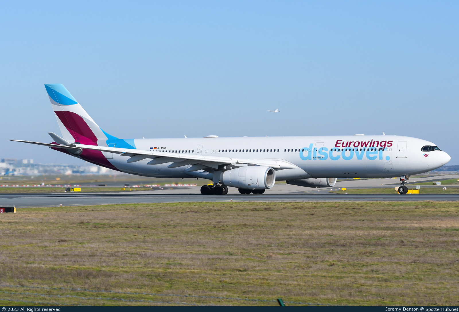 Photo of D-AIKB - Airbus A330-343 operated by Eurowings Discover