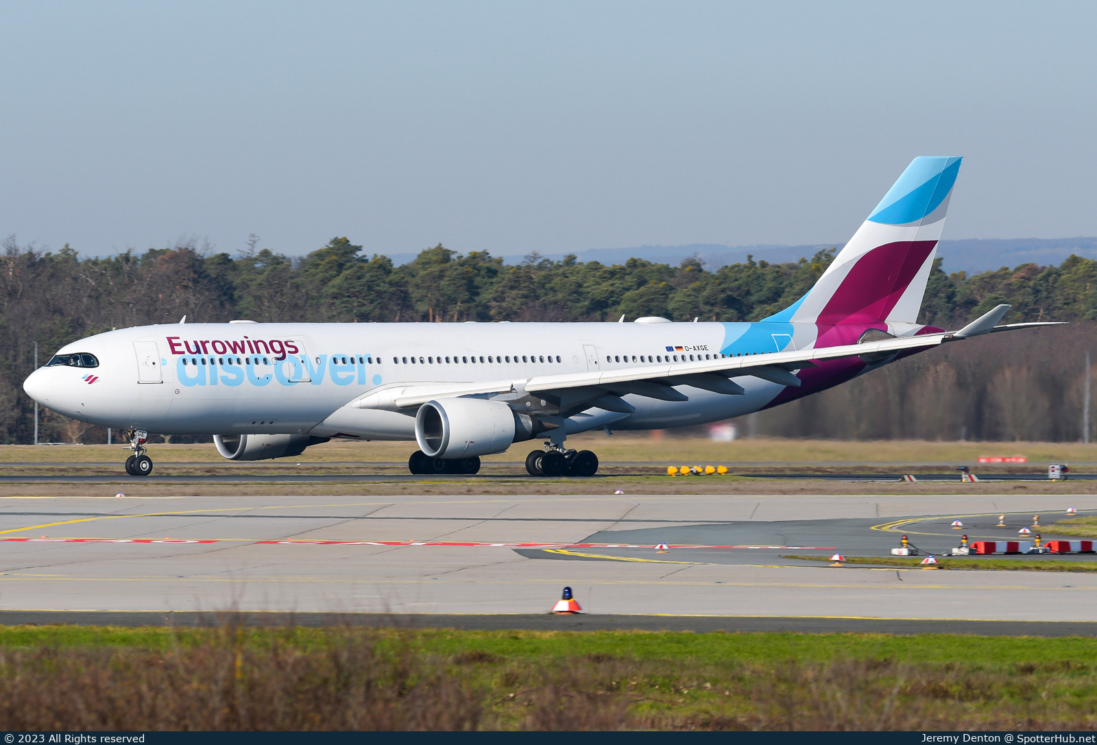 Photo of D-AXGE - Airbus A330-203 operated by Eurowings Discover