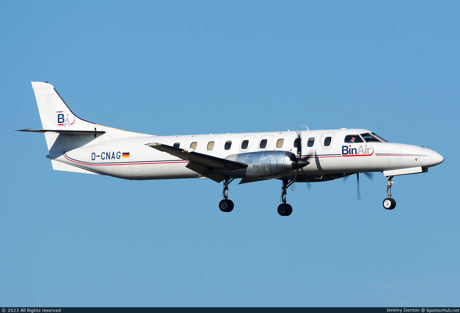Photo of D-CNAG - Fairchild Swearingen Metro 23 operated by BinAir Aero Service