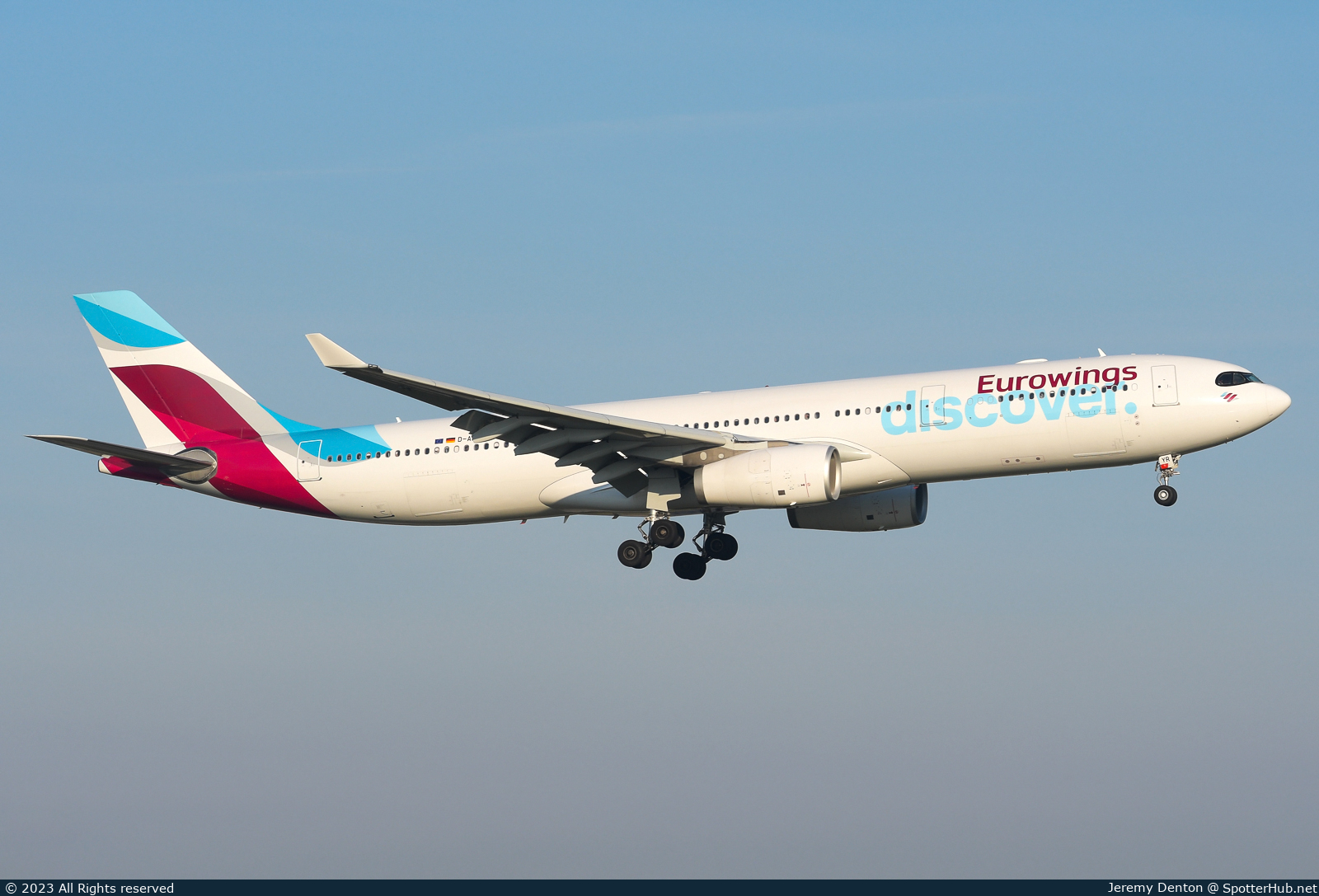 Photo of D-AFYR - Airbus A330-343 operated by Eurowings Discover