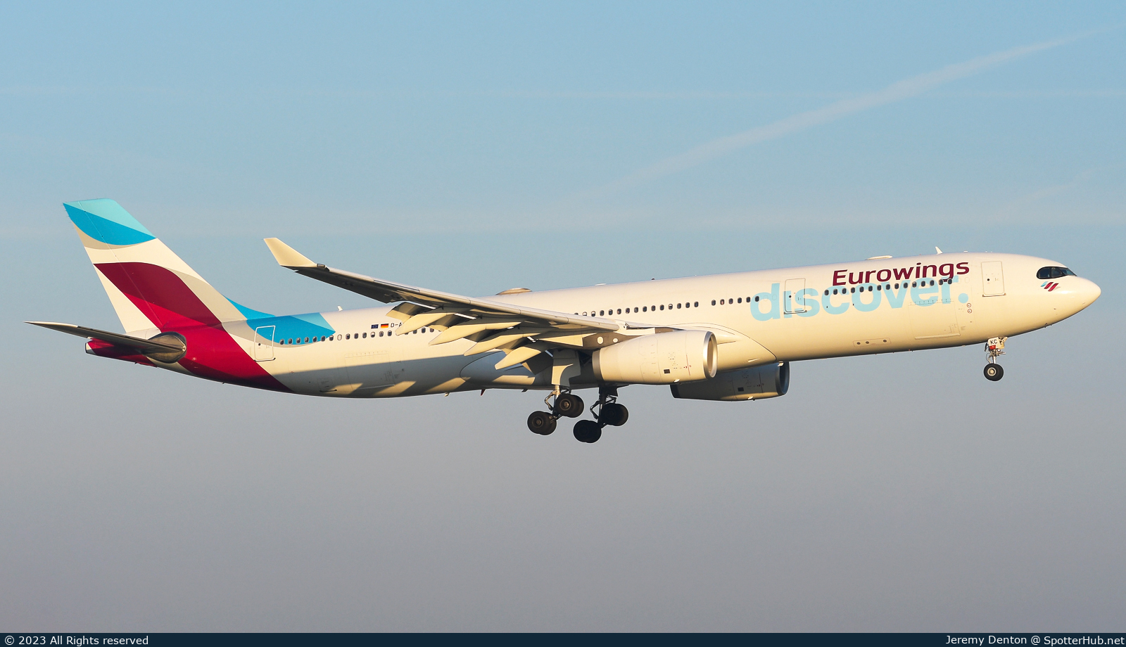 Photo of D-AIKC - Airbus A330-343 operated by Eurowings Discover