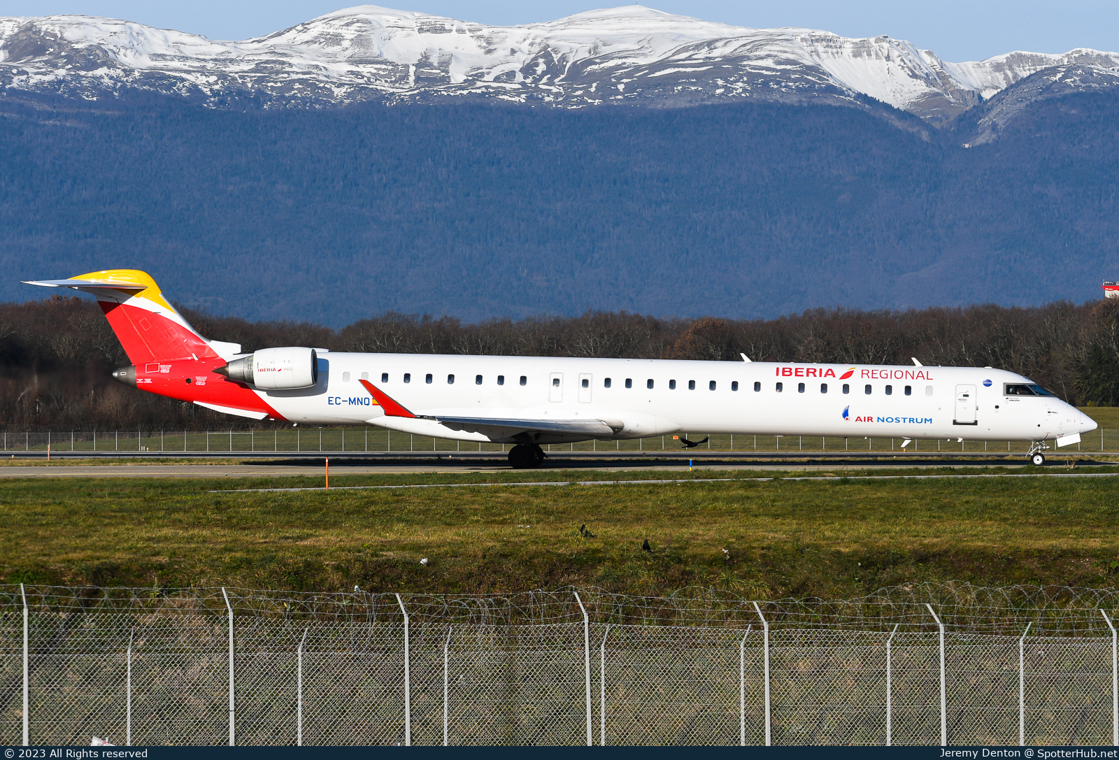 Photo of EC-MNQ - Bombardier CRJ-1000 operated by Iberia Regional (opb Air Nostrum)