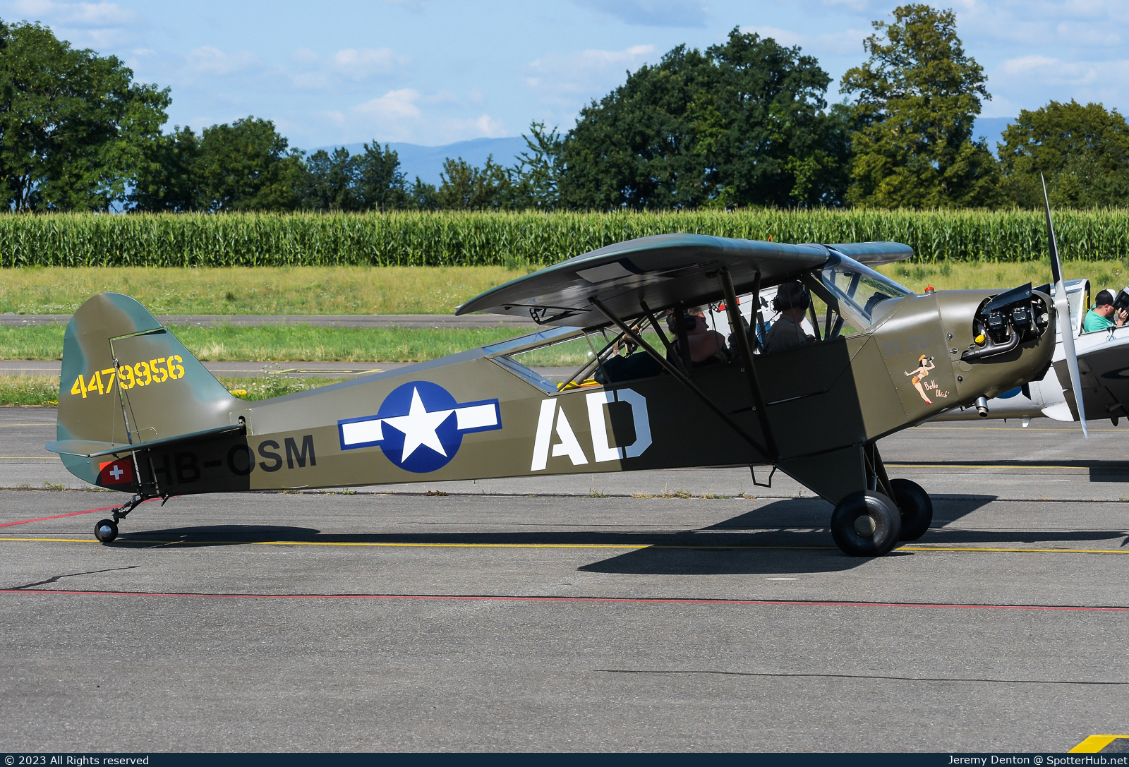 Photo of HB-OSM - Piper L-4H Grasshopper operated by Private