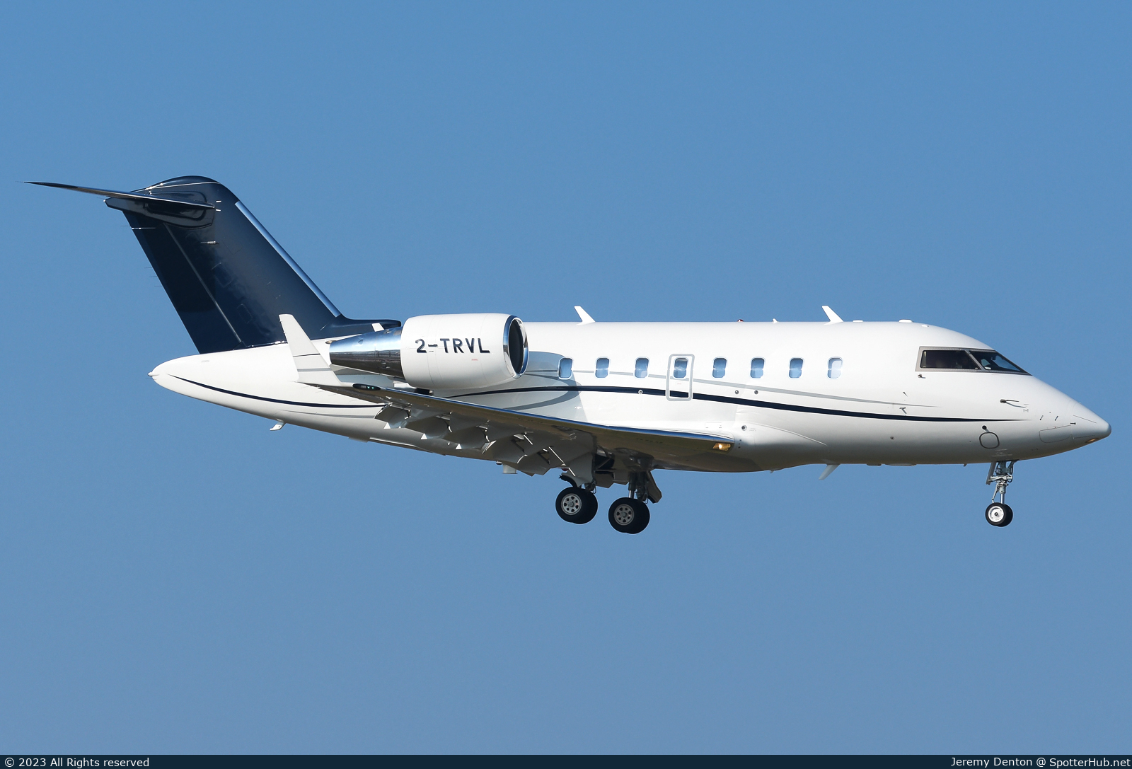 Photo of 2-TRVL - Bombardier Challenger 650 operated by Volare Aviation