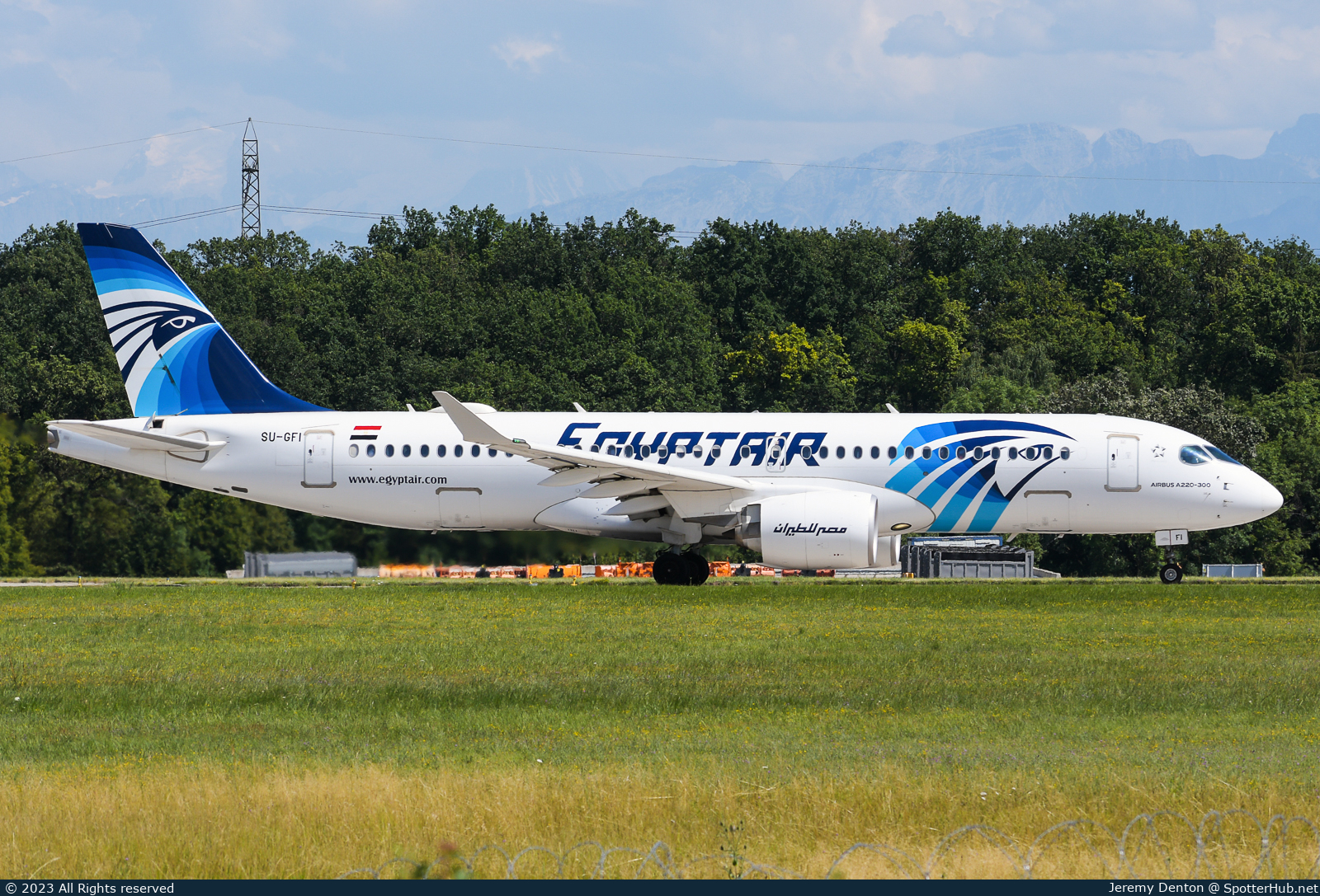 Photo of SU-GFI - Airbus A220-300 operated by Egyptair