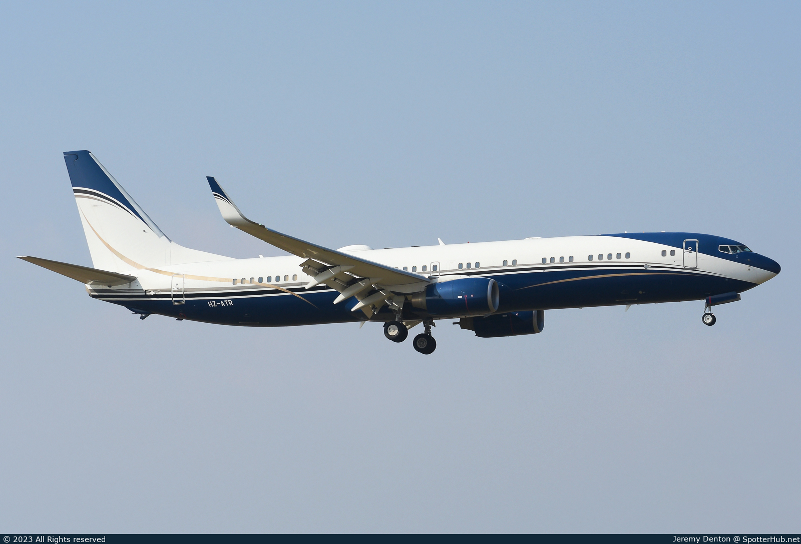 Photo of HZ-ATR - Boeing 737-9FG(ER)(BBJ3) operated by Al-Atheer Aviation