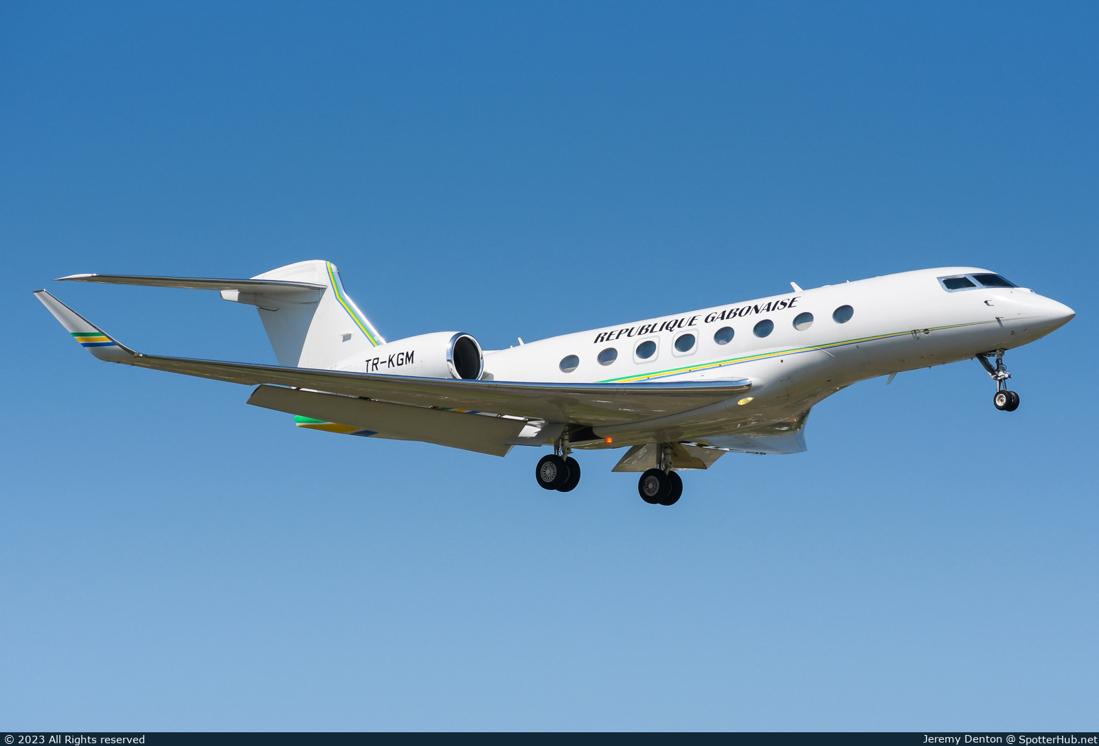 Photo of TR-KGM - Gulfstream G650ER operated by Government of Gabon