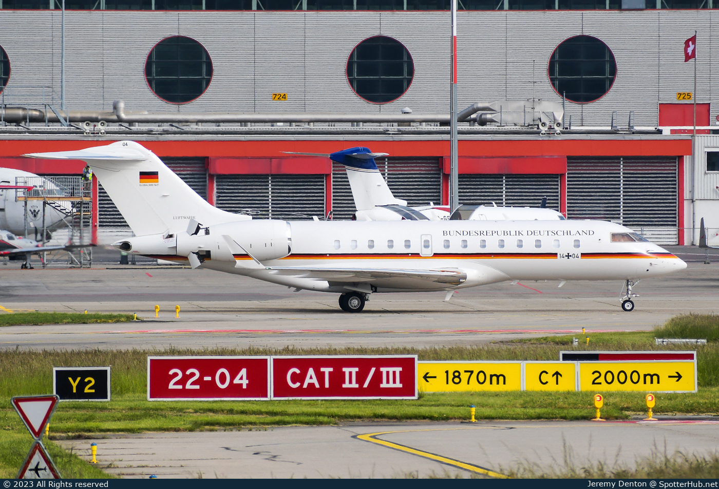 Photo of 14+04 - Bombardier Global 5000 operated by German Air Force
