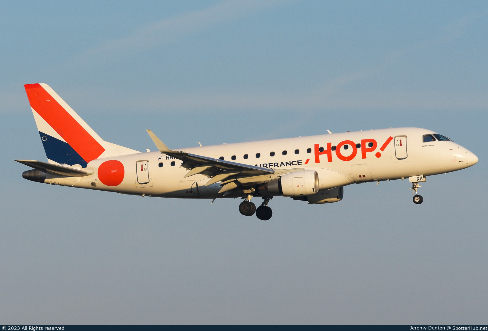 Photo of F-HBXA - Embraer ERJ-170STD operated by Air France HOP