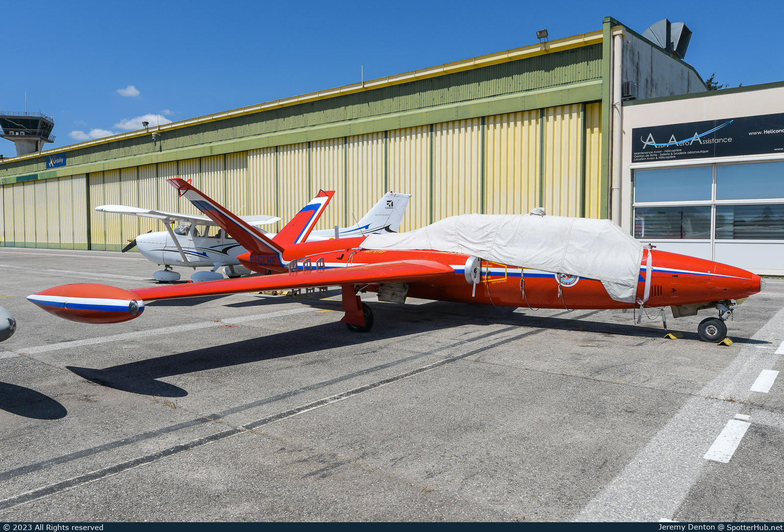 Photo of F-GLHF - Fouga CM.170R Magister operated by Dutch Historic Jet Association