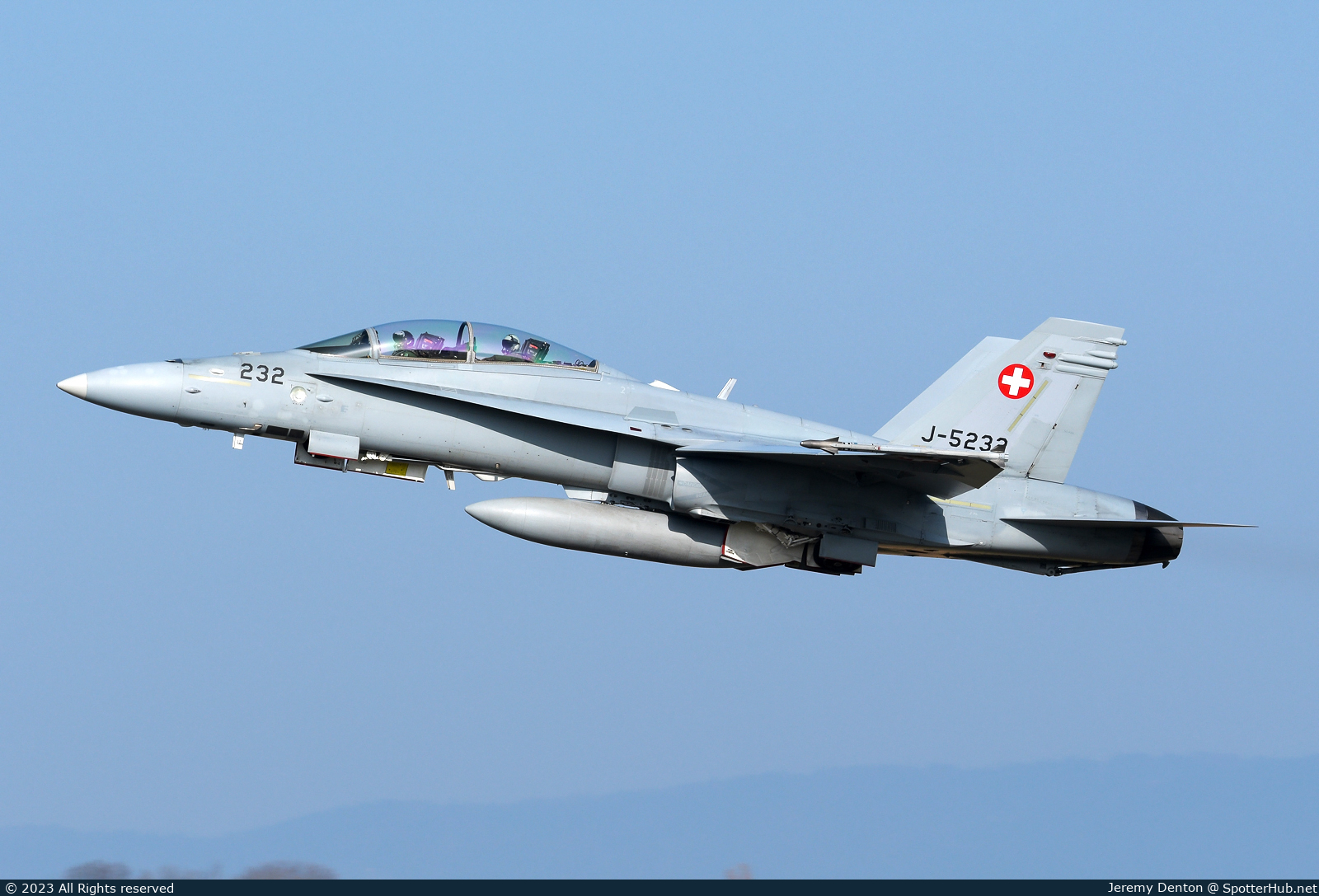 Photo of J-5232 - McDonnell Douglas F/A-18D Hornet operated by Swiss Air Force