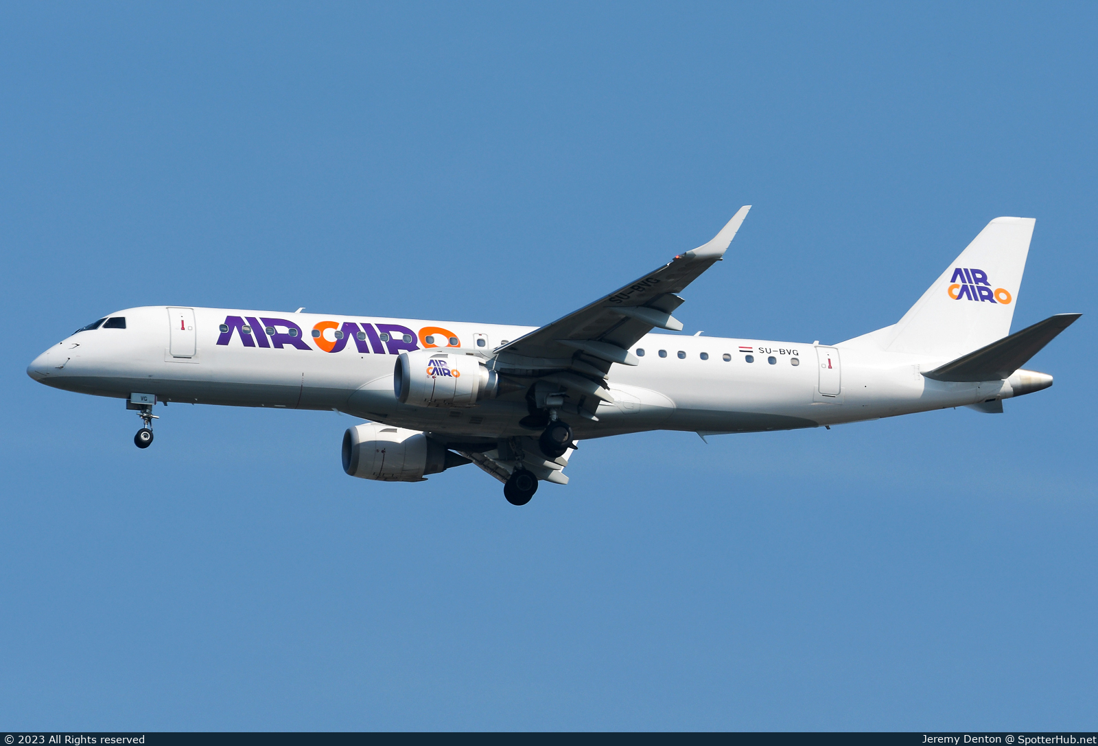 Photo of SU-BVG - Embraer ERJ-190LR operated by Air Cairo