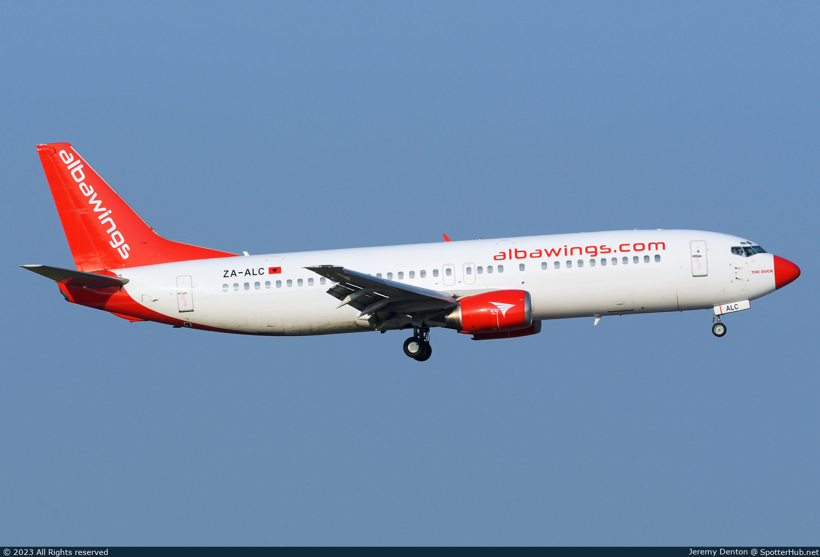 Photo of ZA-ALC - Boeing 737-4Q8 operated by Albawings