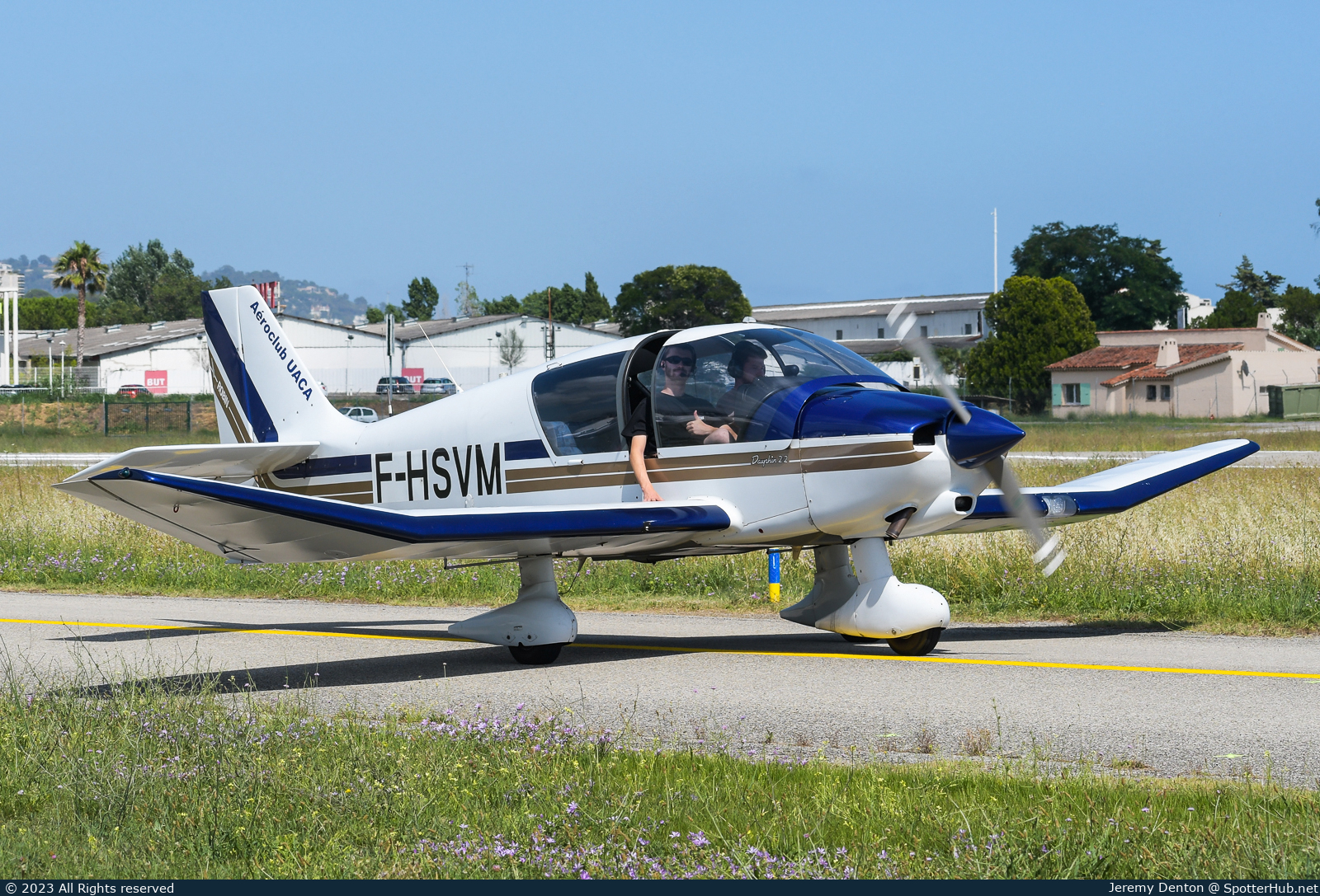 Photo of F-HSVM - Robin DR400/120 Dauphin 2+2 operated by Aéroclub UACA - Union Aéronautique de la Côte d'Azur