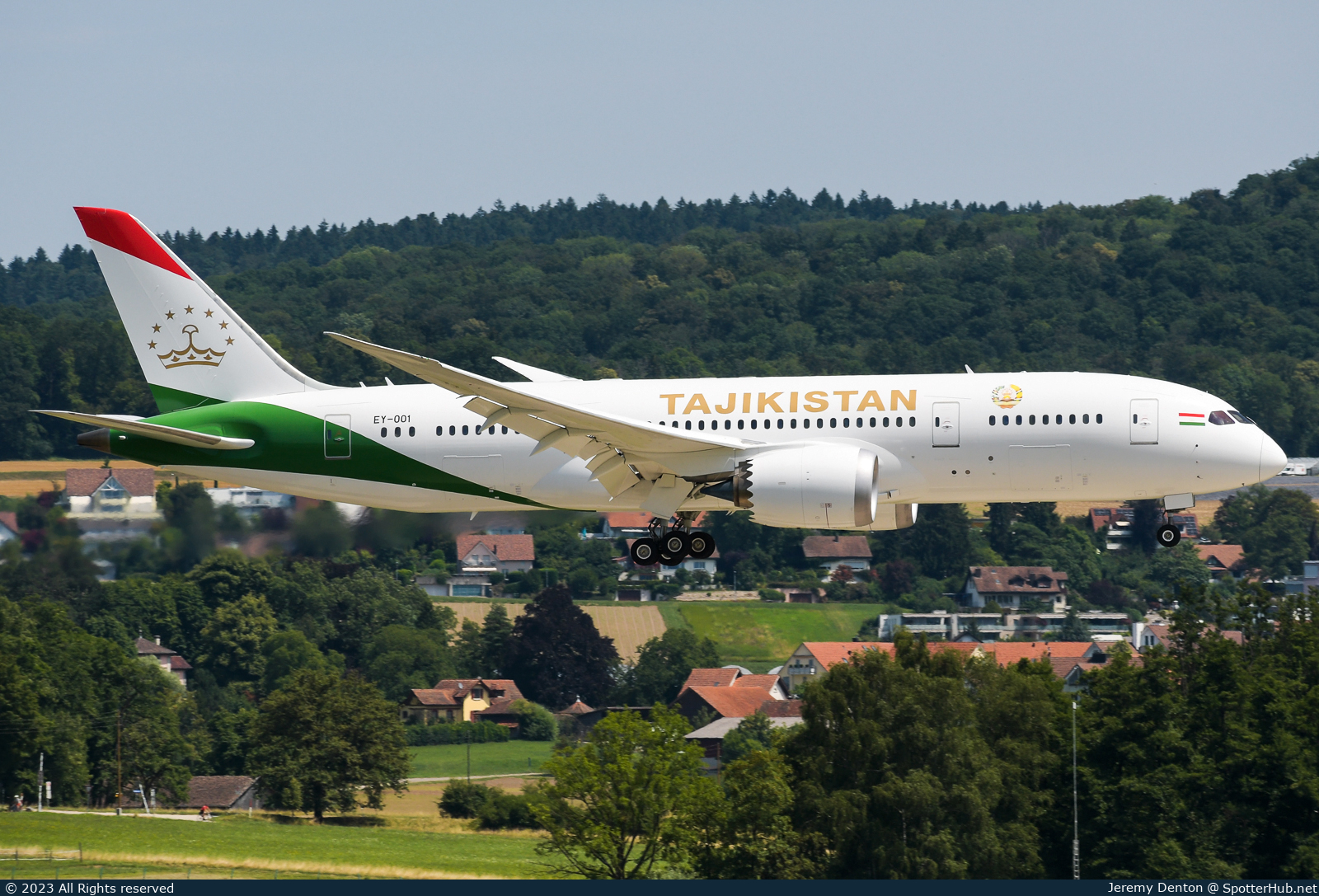 Photo of EY-001 - Boeing 787-8 Dreamliner operated by Government of Tajikistan