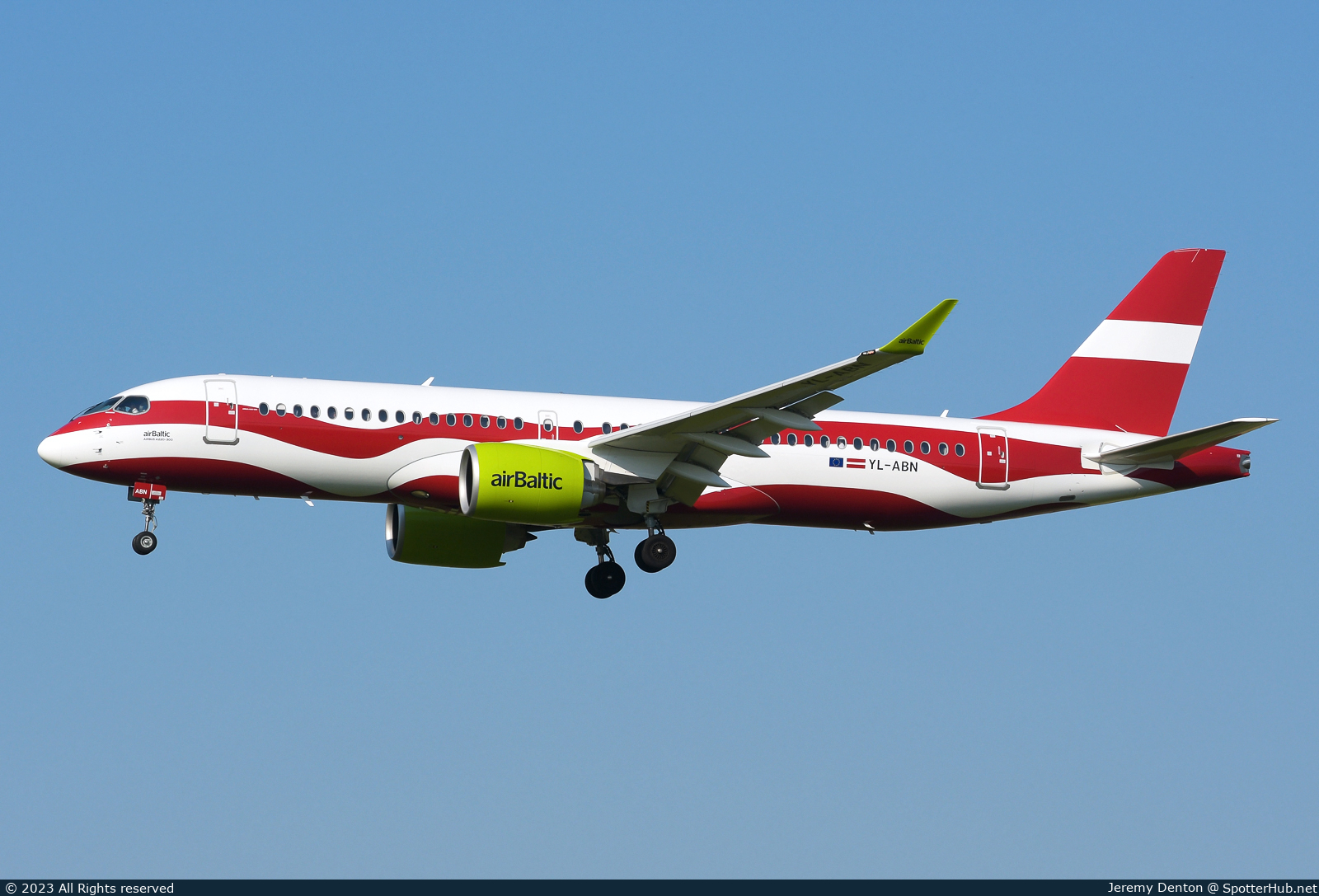 Photo of YL-ABN - Airbus A220-300 operated by airBaltic