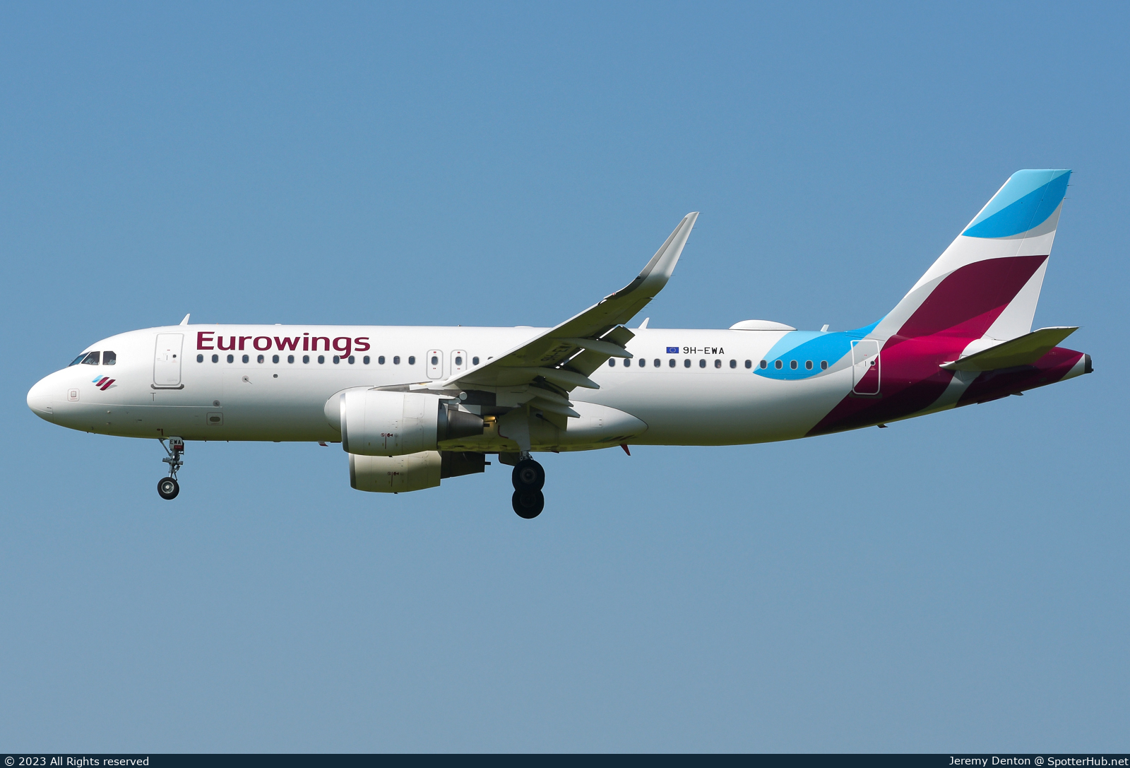 Photo of 9H-EWA - Airbus A320-214 operated by Eurowings Europe Malta