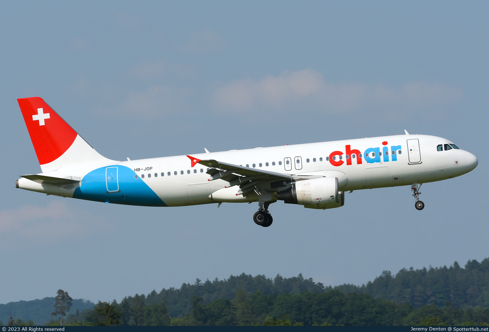 Photo of HB-JOP - Airbus A320-214 operated by Chair Airlines