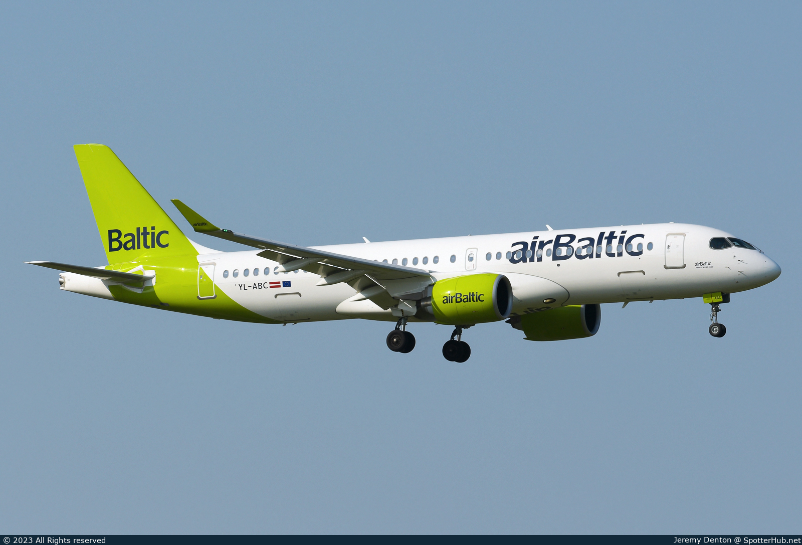 Photo of YL-ABC - Airbus A220-300 operated by airBaltic