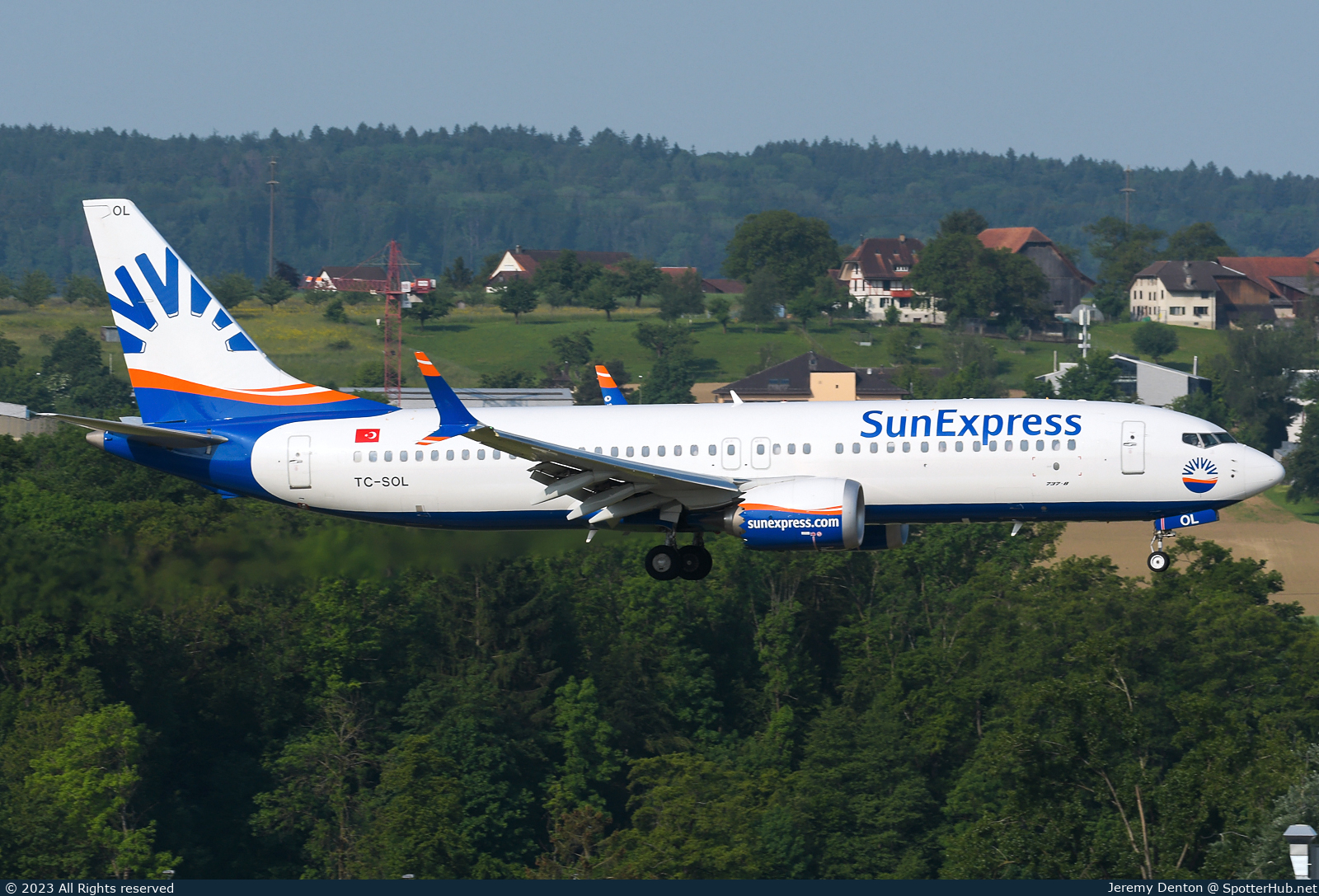Photo of TC-SOL - Boeing 737 MAX 8 operated by SunExpress