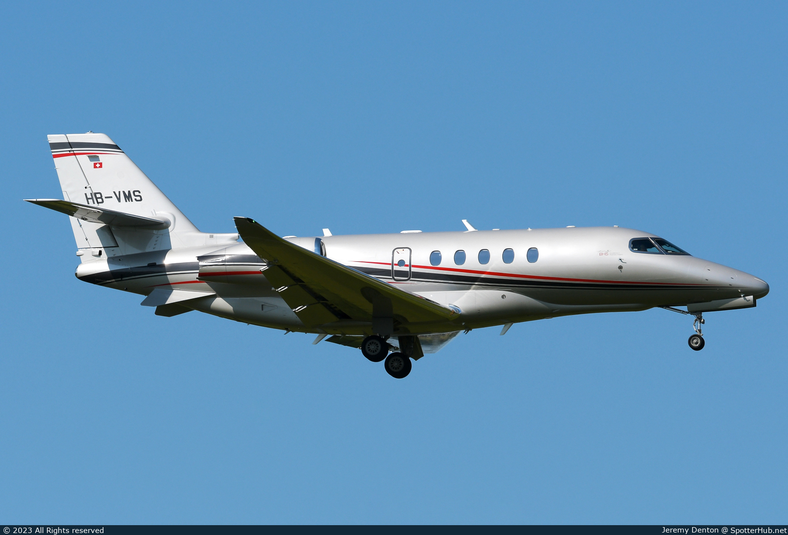 Photo of HB-VMS - Cessna 680A Citation Latitude operated by BHS Aviation