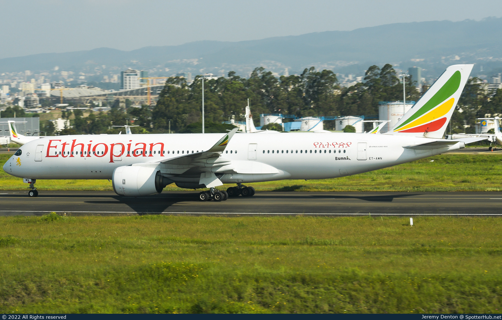 Photo of ET-AWN - Airbus A350-941 operated by Ethiopian Airlines