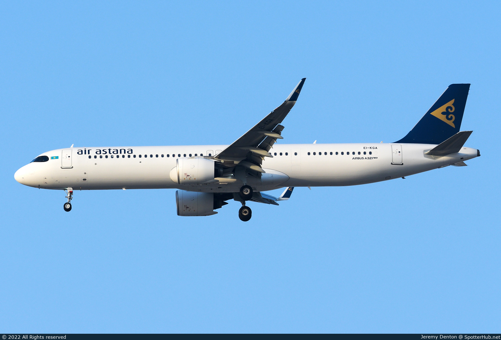 Photo of EI-KGA - Airbus A321-271NX operated by Air Astana