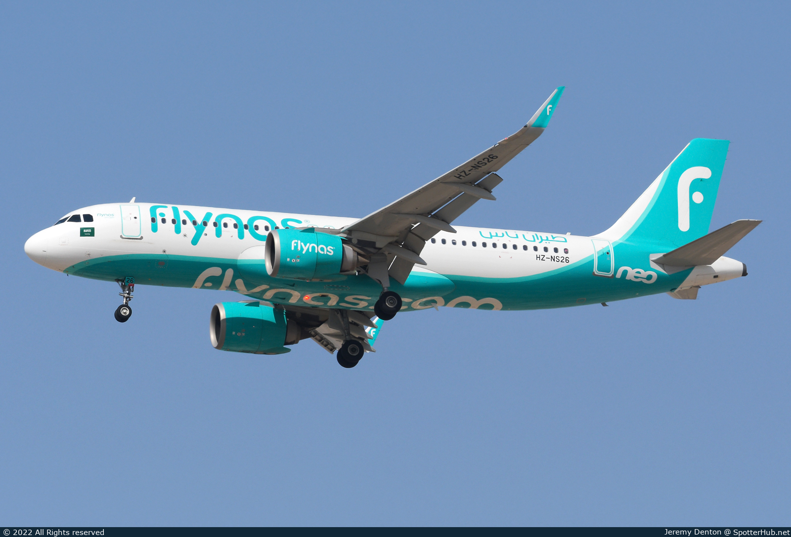 Photo of HZ-NS26 - Airbus A320-251N operated by Flynas