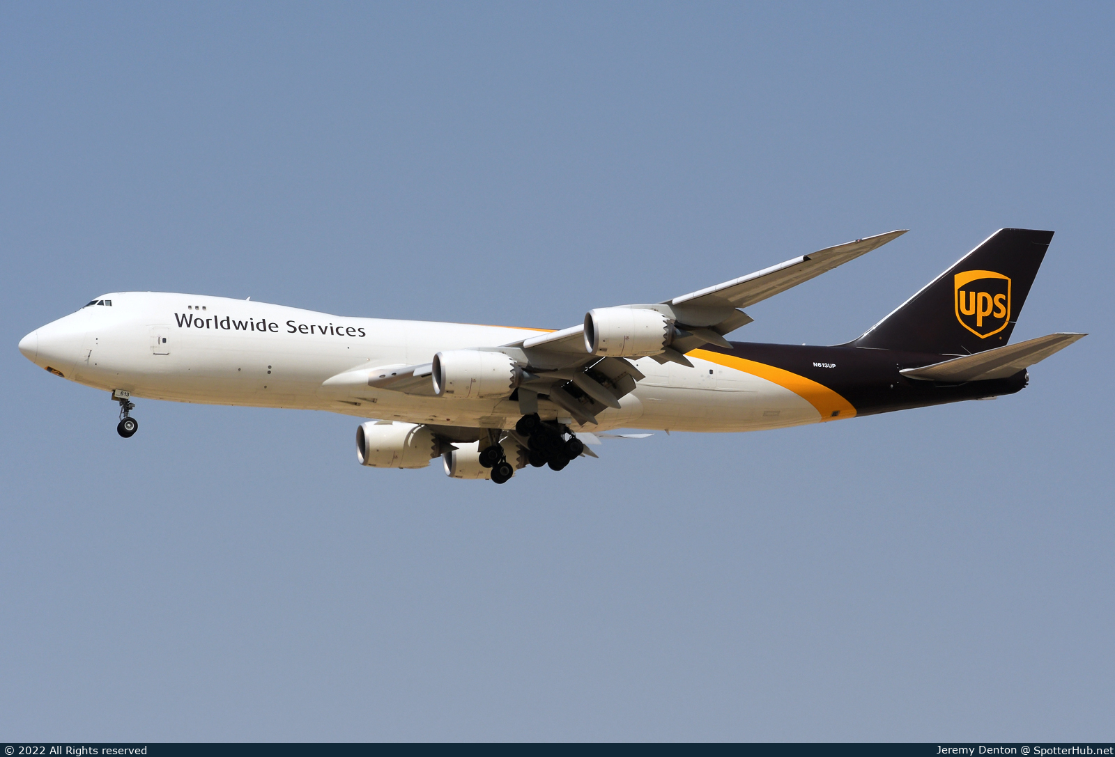 Photo of N613UP - Boeing 747-8F operated by UPS United Parcel Service