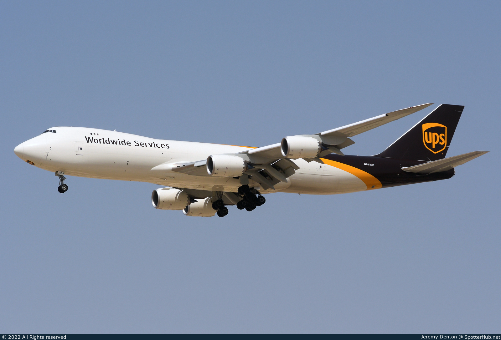 Photo of N633UP - Boeing 747-8F operated by UPS United Parcel Service